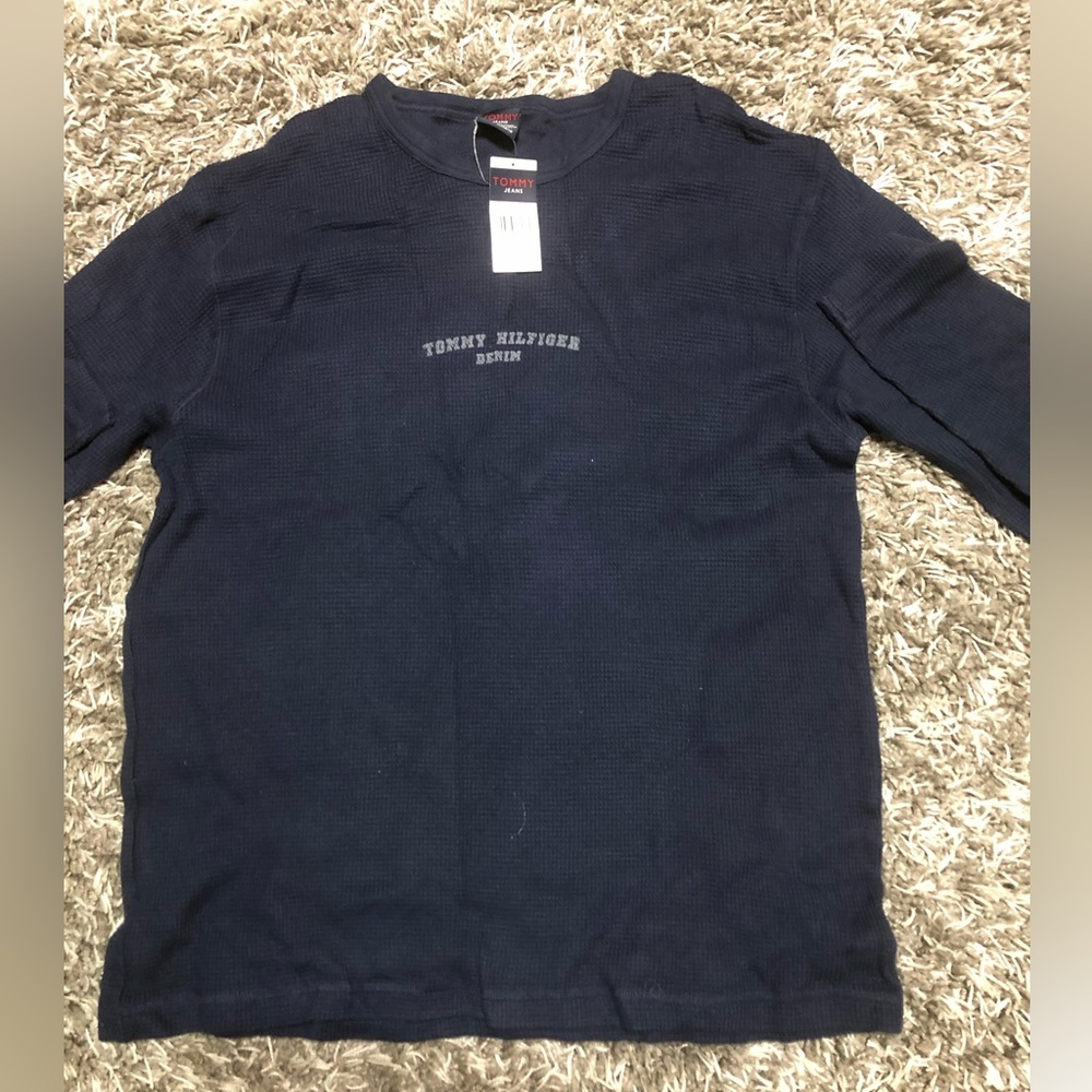NWT Tommy Hilfiger navy blue long sleeved thermal size XL